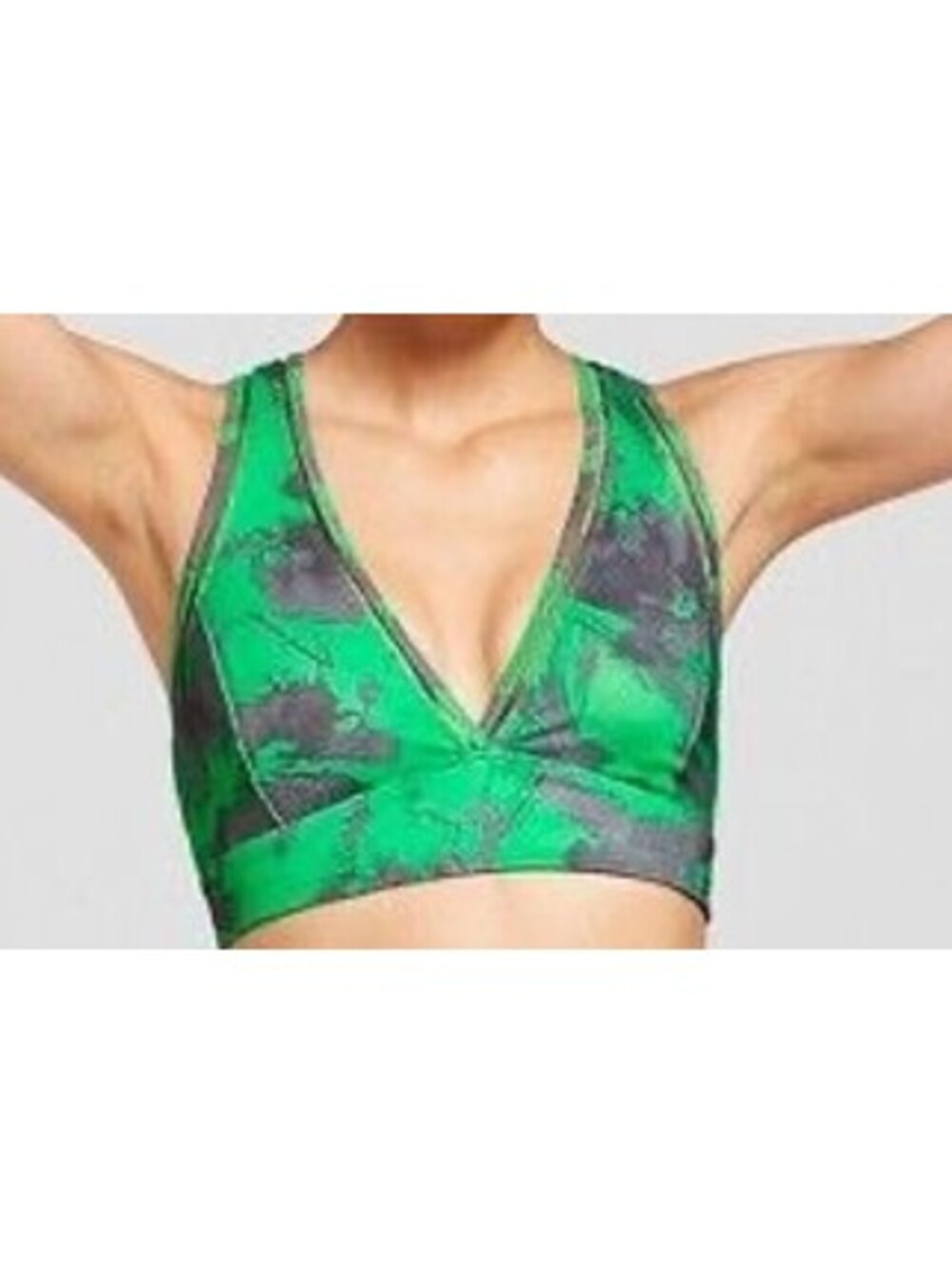 JoyLab Abstract Print Strappy Sports Bra - Size Extra Large